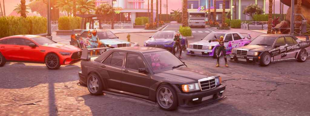 Mercedes-Benz takes the 190 E Evo II to Fortnite at gamescom