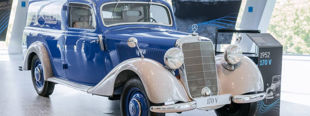 Mercedes-Benz shows rare 1952 170 V customer service van