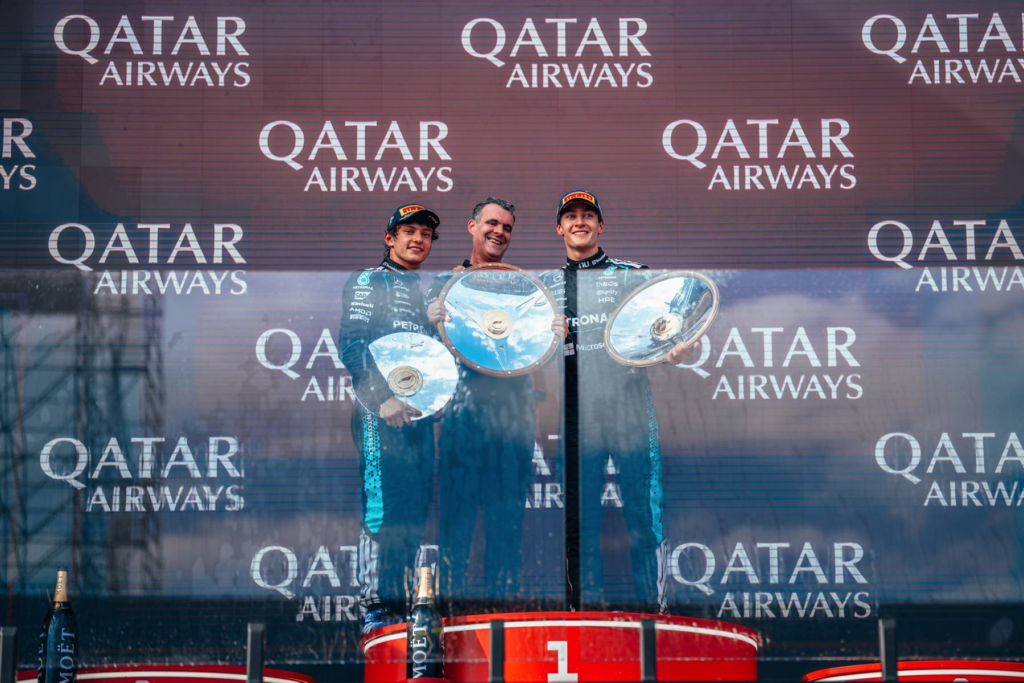 Mercedes-AMG leads both Formula 1 titles after eight wins