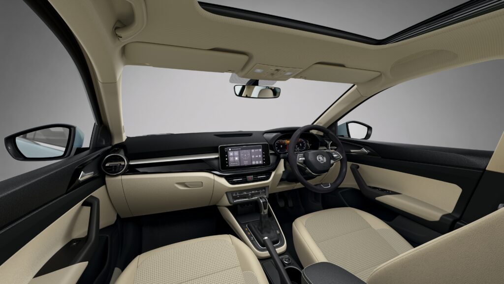 Skoda updates the Slavia saloon for India