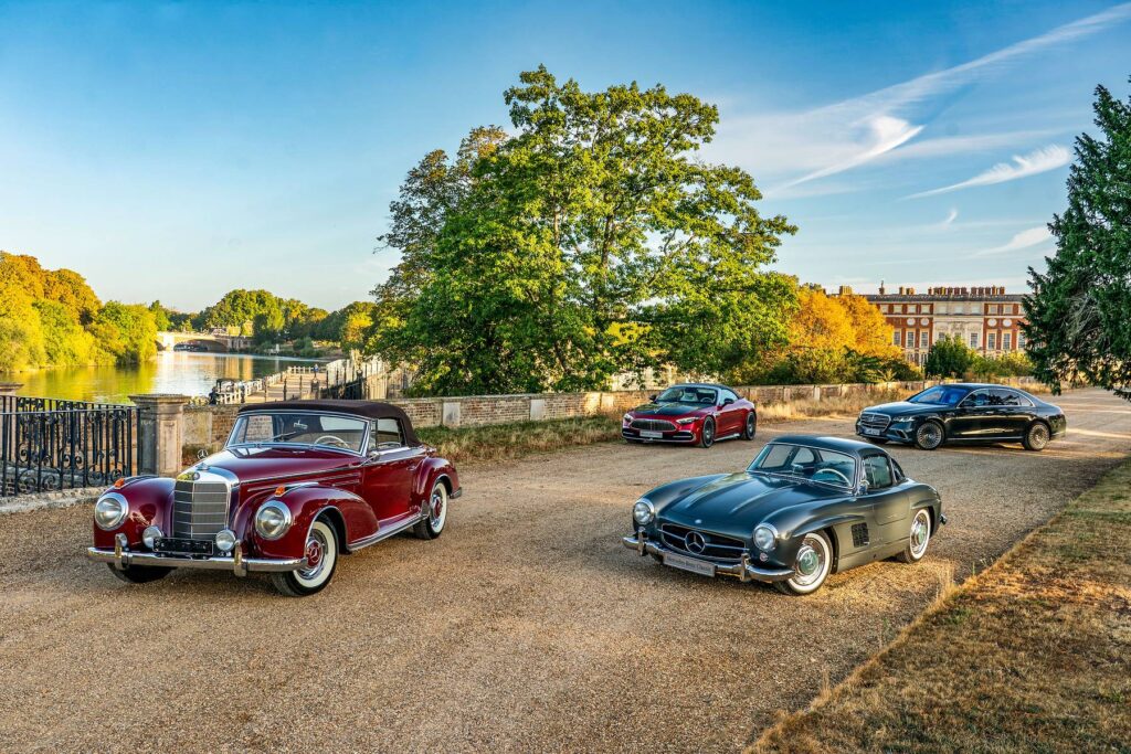 Mercedes-Benz shows bespoke S-Class and 300 SL at Hampton Court