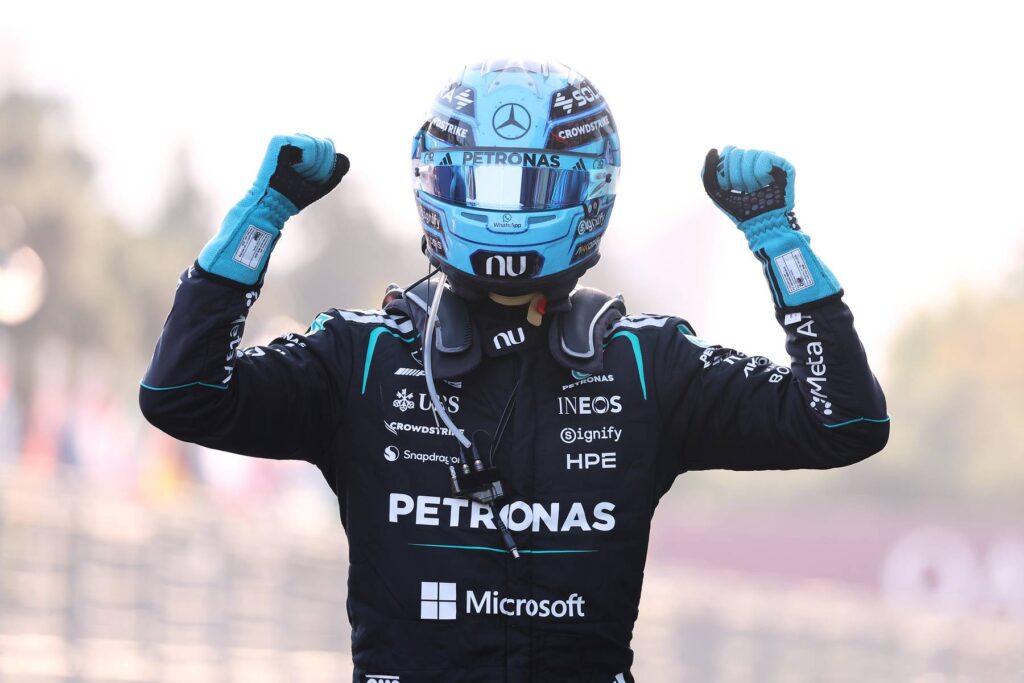 Russell wins the 2026 Azerbaijan Grand Prix for Mercedes