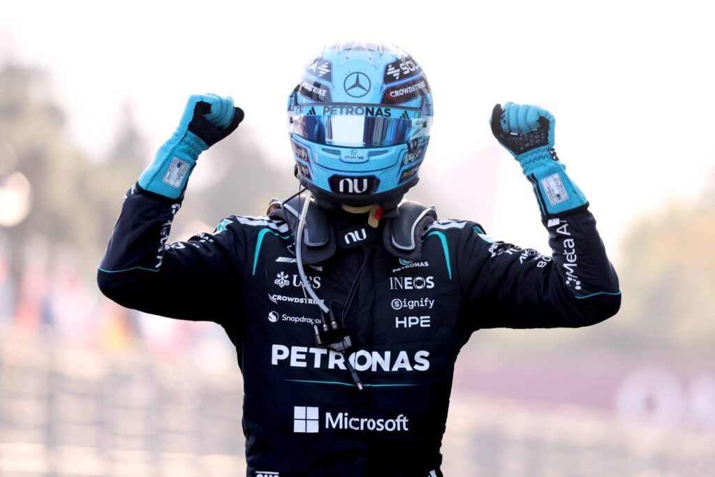 Russell wins the 2026 Azerbaijan Grand Prix for Mercedes