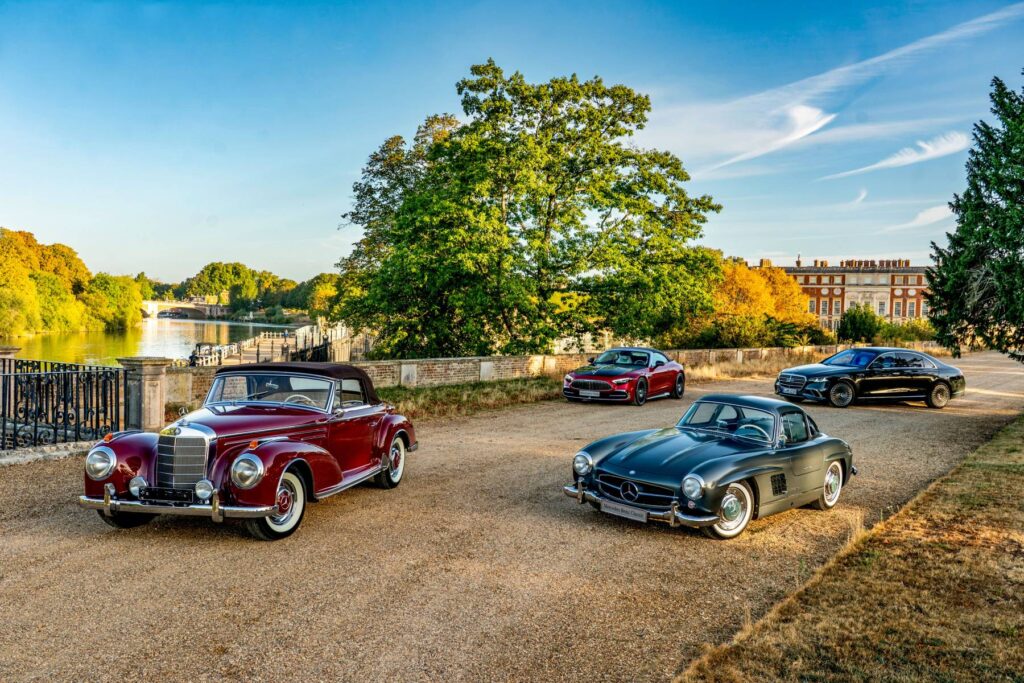 Mercedes-Benz shows bespoke S-Class and 300 SL at Hampton Court