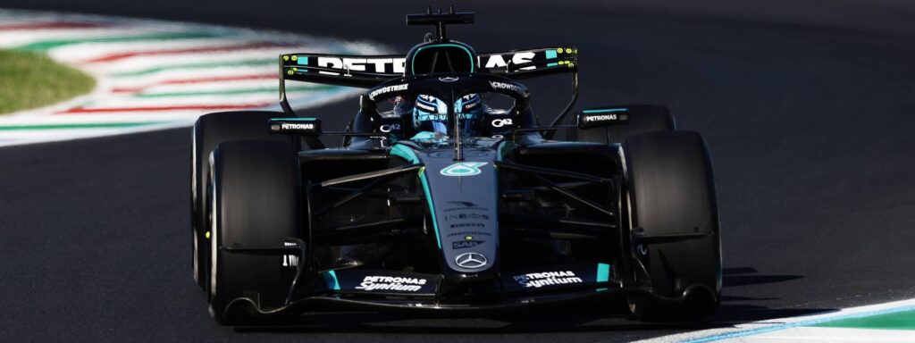 Russell fastest on Friday for Mercedes at Monza