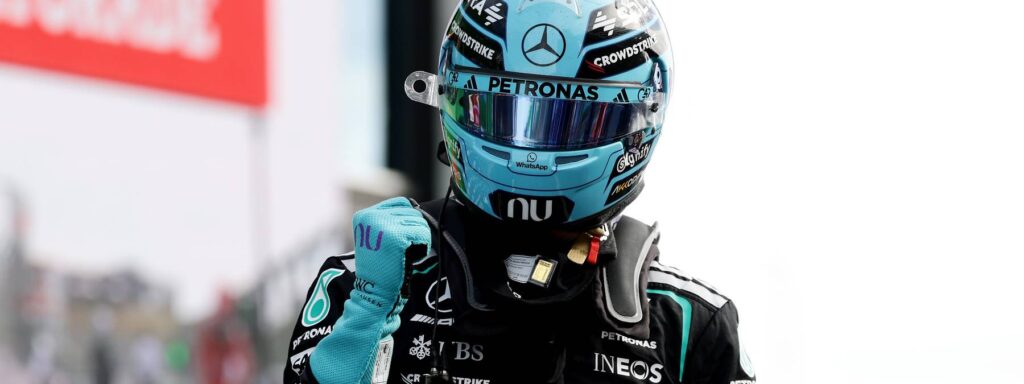 George Russell takes sprint pole for Mercedes at Zandvoort