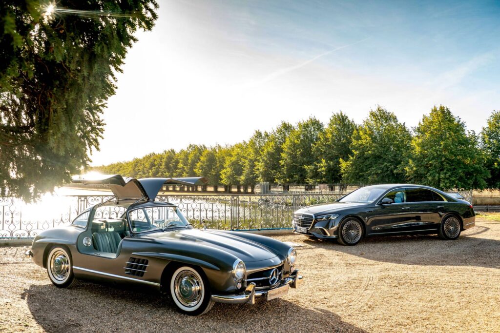 Mercedes-Benz shows bespoke S-Class and 300 SL at Hampton Court