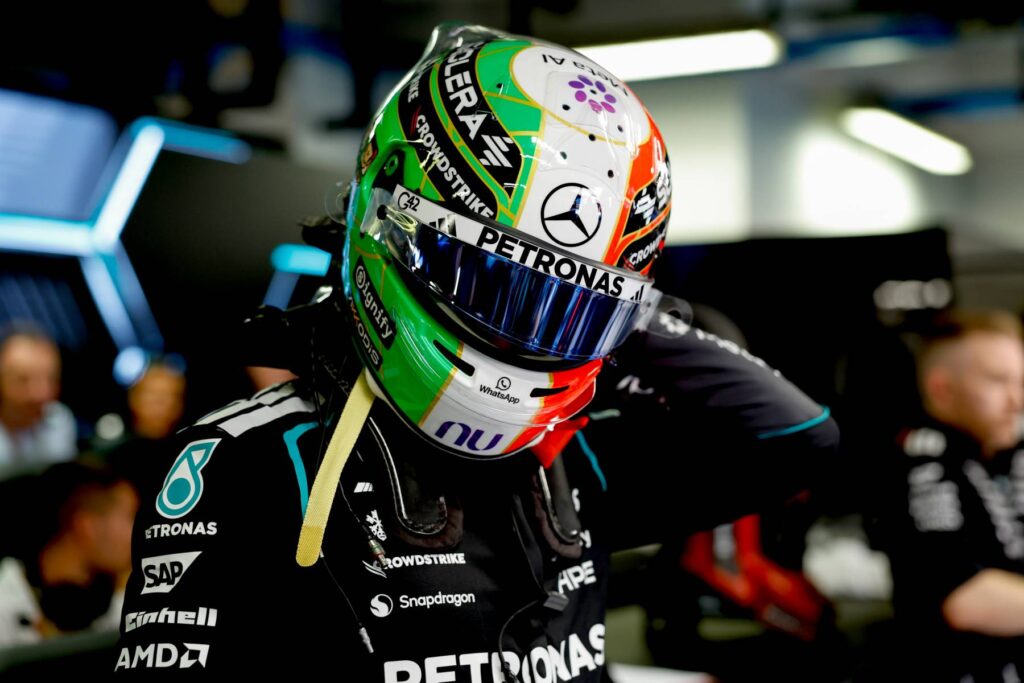 Mercedes' Russell misses Monza pole by 0.060 seconds