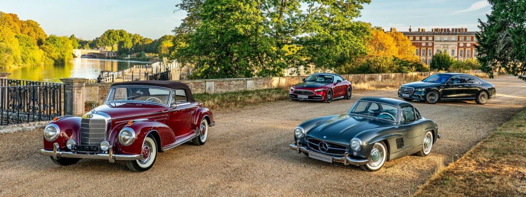 Mercedes-Benz shows bespoke S-Class and 300 SL at Hampton Court