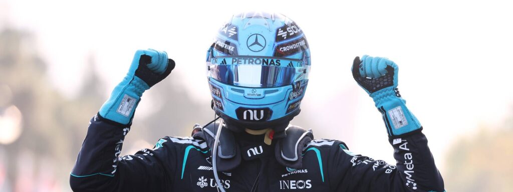 Russell wins the 2026 Azerbaijan Grand Prix for Mercedes