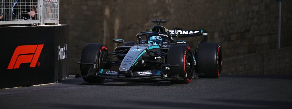 Mercedes locks out the timesheets on Baku practice day